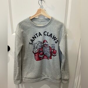 Santa claws size medium hoodie